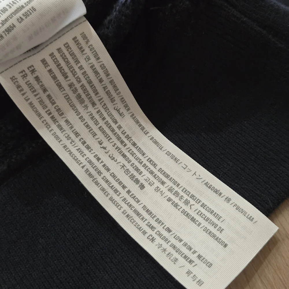 Abercrombie And Fitch Men's Navy Muscle Sweater L Gorp Y2k Preppy Minimalist